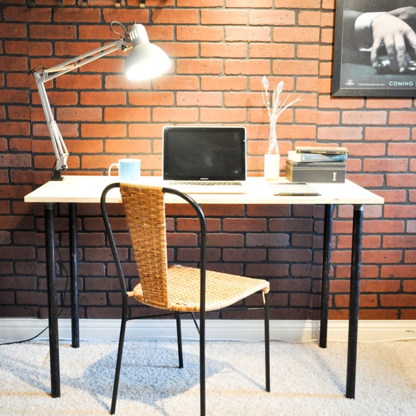 industrial pipe desk