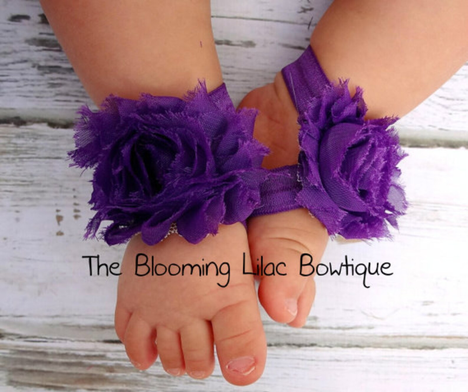 Purple Baby Barefoot Sandals Newborn Baby Barefoot Sandals Etsy
