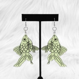 Goldfish Earrings image 2