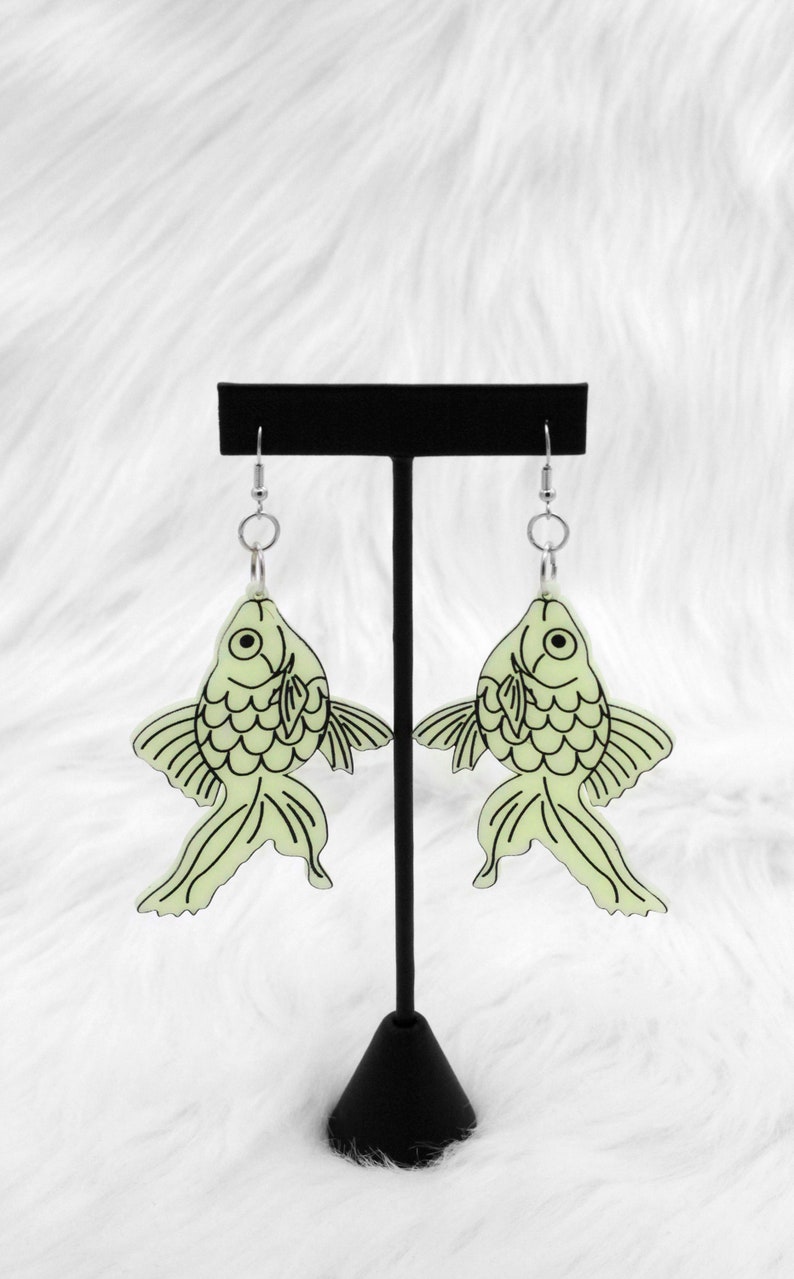 Goldfish Earrings image 2