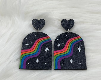 Rainbow Connection  earrings