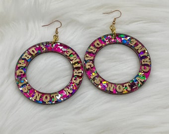 Drag is not a crime earrings