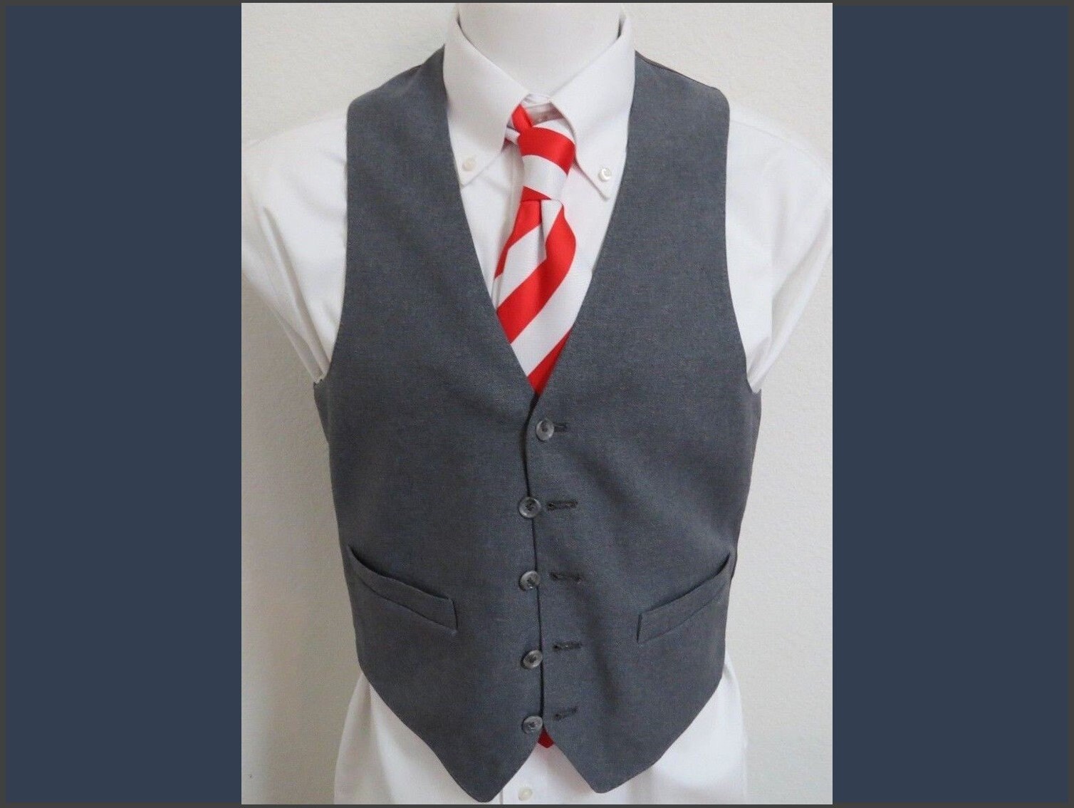 Charcoal Grey Vest - Etsy Charcoal Grey Vest - Etsy