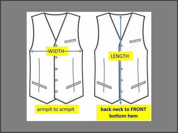Sz L Tan Brown VINTAGE Mens Wool #239T Suit Vest … - image 9