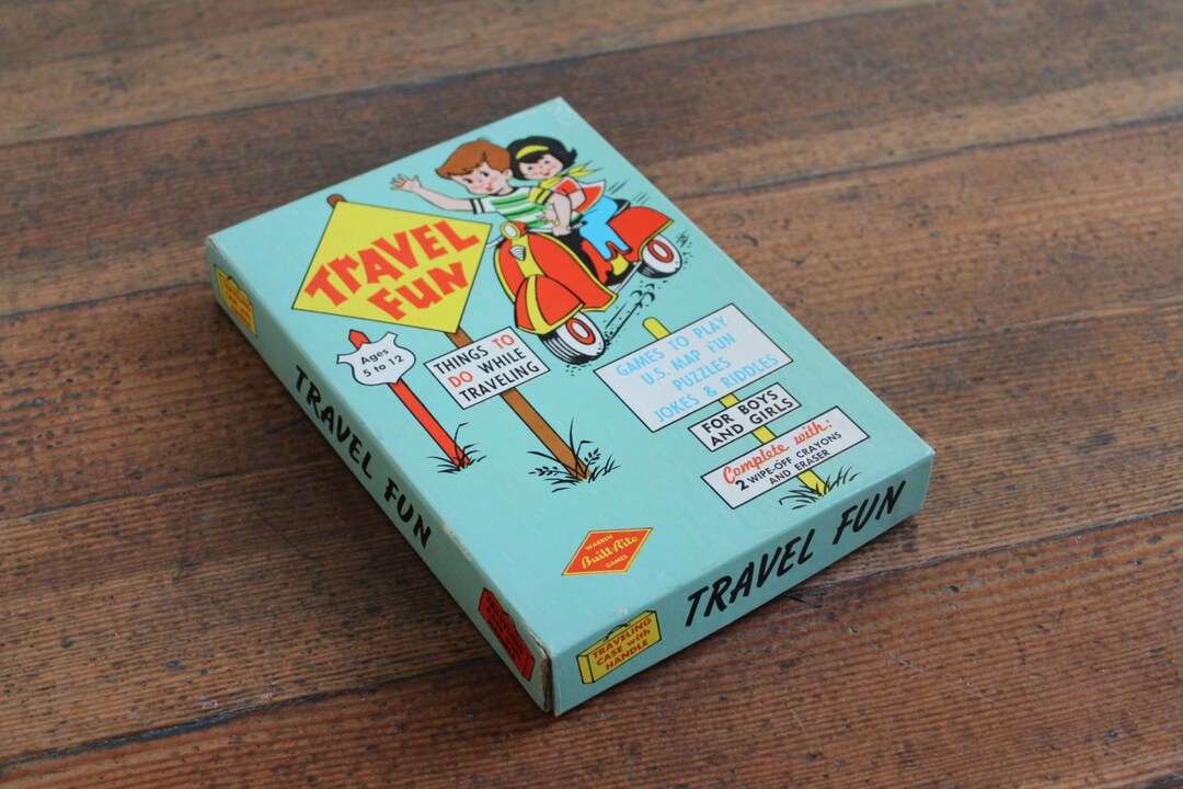 Vintage Travel Game Kit Travel Fun built Rite Warren Etsy