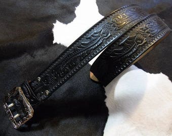 No.900B　Handmade Vintage Reproduction Cowboy Western Belt