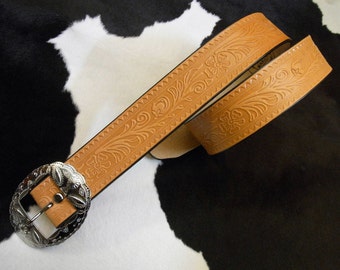 No.900C Early　Handmade Vintage Reproduction Cowboy Western Belt