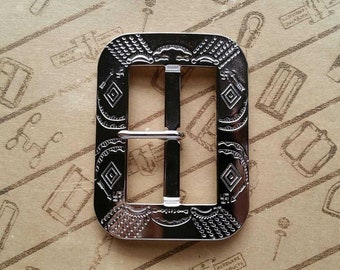 No.1005　1930's Reproduction Buckle 1 3/4" for Studded Jeweled Western Belt