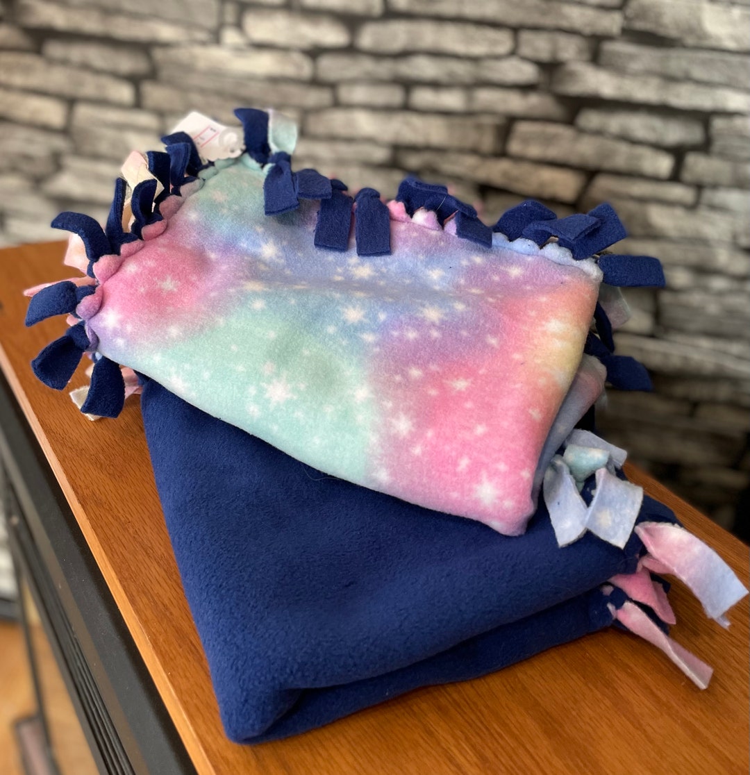 Handmade Fleece Tie Blankets for All 18 and 15 Etsy