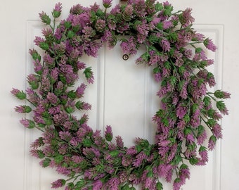 Lavender Wreath