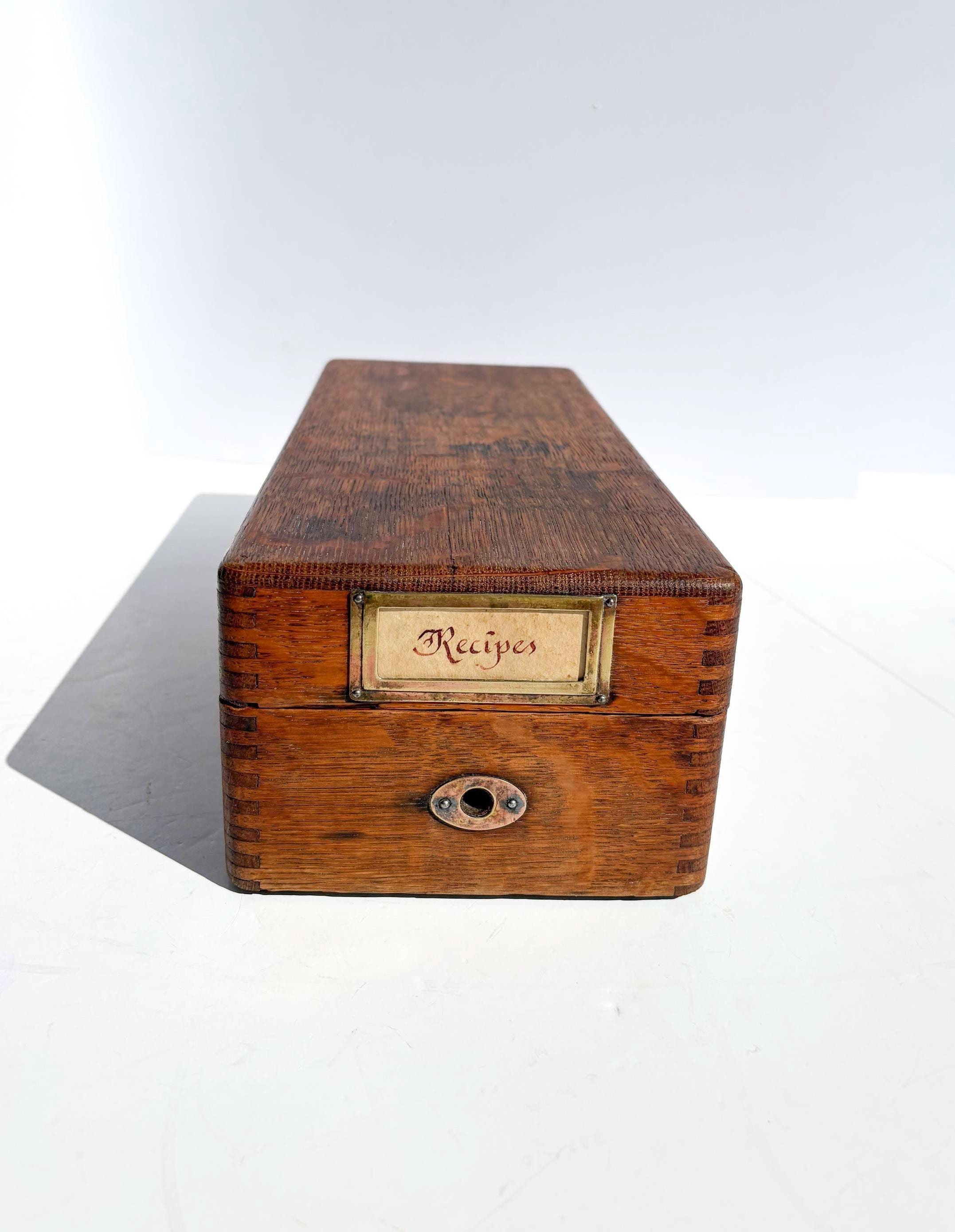 Vintage Library Card Box - Etsy