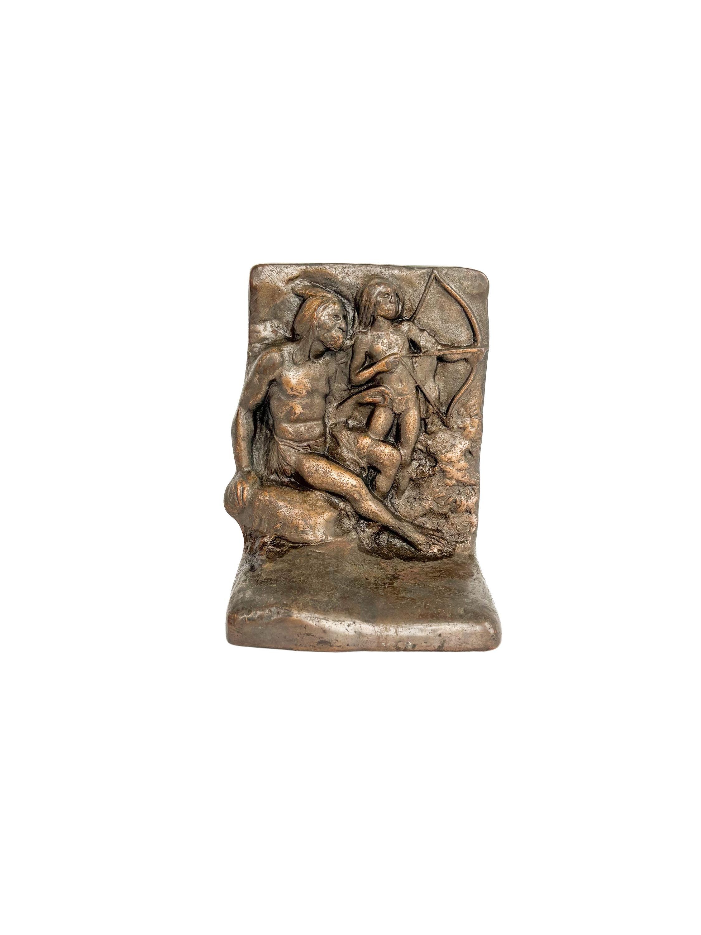 Cast Iron Indian Bookends - Etsy