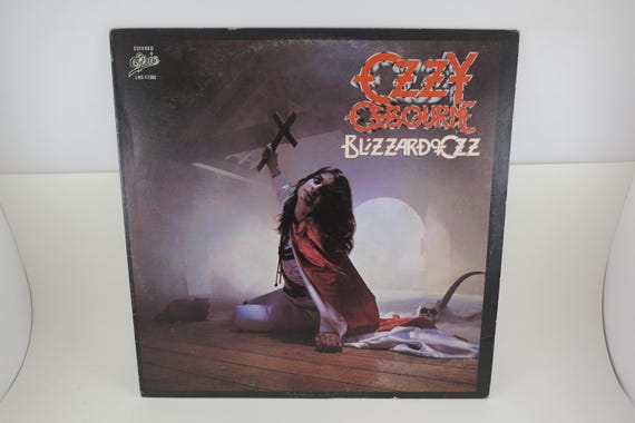Vintage 1981 Vinyl LP Record Ozzy Osbourne Blizzard of Ozz Excellent Condition Rare Mexican Pressing 71355