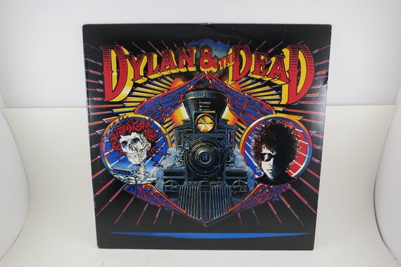 Vintage 1989 Vinyl LP Record Dylan and Dead Bob Dylan and the Grateful Dead Excellent Condition with Hype Sticker 71289