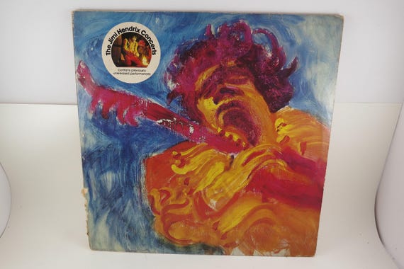 Vintage 1982 Vinyl LP Record Set The Jimi Hendrix Concerts Very Good Condition 71765