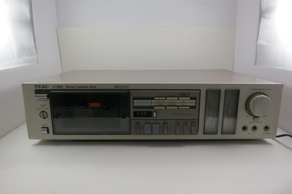 Rare Vintage 80's Teac Stereo Cassette Deck Model V-5RX Looks Good Needs Repair