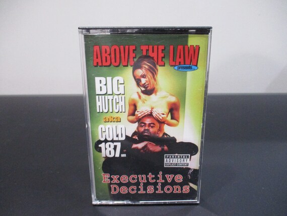 Vintage 1999 Hip Hop Cassette Tape Big Hutch Executive Decisions Excellent Condition