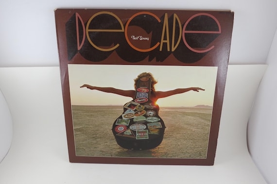 Vintage 1976 Vinyl LP Record Decade Neil Young Near Mint Condition 3 Record Set