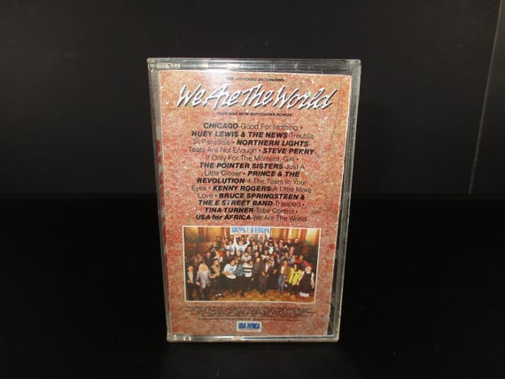 Vintage 1985 Cassette Tape We Are The World USA for Africa/The Cassette