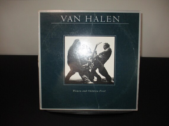 Vintage 1986 Vinyl LP Record Van Halen Women and Children First Very Good Condition 69455