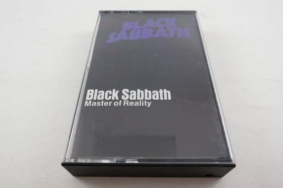Vintage 1974 Cassette Tape Master of Reality Black Sabbath