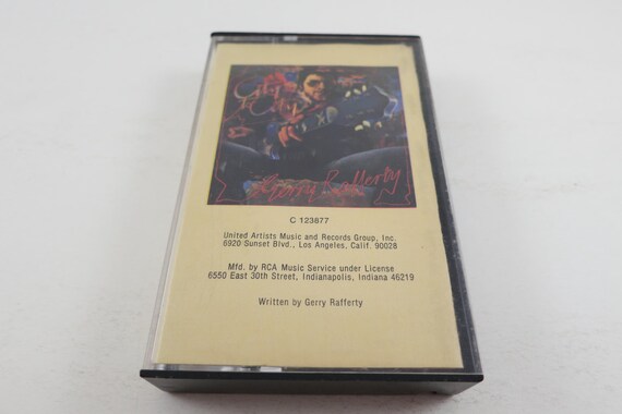 Vintage 1978 Cassette City to City Gerry Rafferty