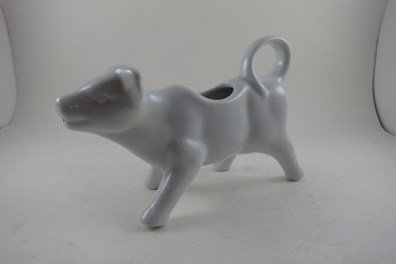 Vintage Alpico France Porcelain Cow Creamer