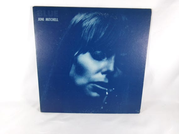 1970 Joni Mitchell Blue Vinyl LP Record Original US Pressing EX