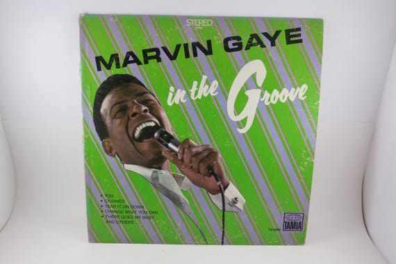 Vintage 1968 Vinyl LP Record Marvin Gaye In The Groove Excellent Condition 71438
