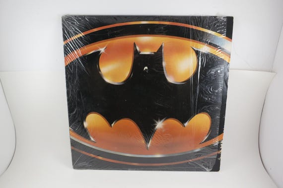 Vintage 1989 Vinyl LP Record Batman Soundtrack Prince In Shrink