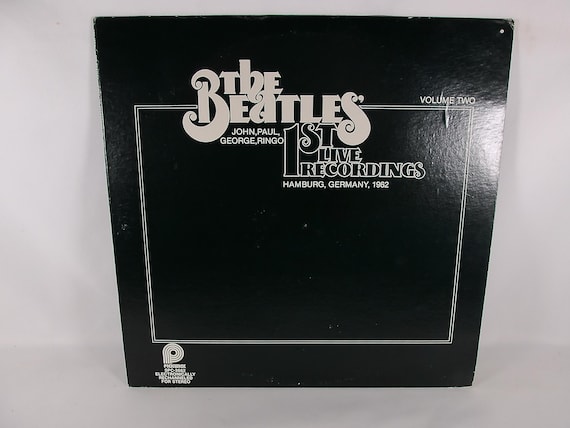 1979 Vinyl LP Record The Beatles First Live Recordings Hamburg Germany 1962 EX