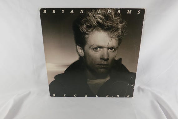 1984 LP Vinyl Record Bryan Adams Reckless Gray Translucent