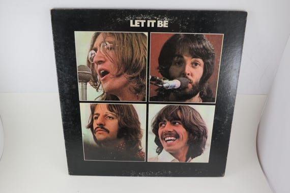 Vintage 1970 The Beatles 'Let It Be' LP Record, Original Pressing