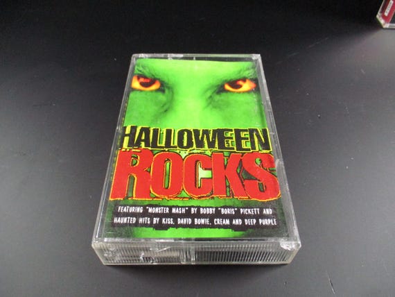 Vintage 1990's Halloween Cassette Tapes Scary Sounds Howls Fright Night Monster Mash Horror Sounds Party Music Sold Individually
