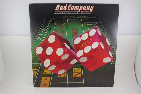Vintage 1975 Vinyl LP Record Straight Shooter Bad Company Excellent Condition
