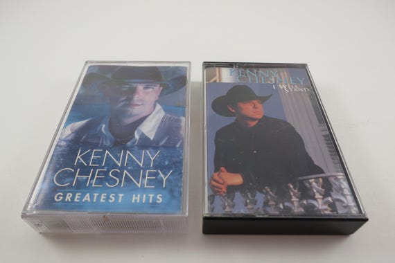 Vintage 1990's Kenny Chesney Cassette Tapes I Will Stand All I Need To Know Me and You No Shirt Shoes Excellent Condition Sold Individually