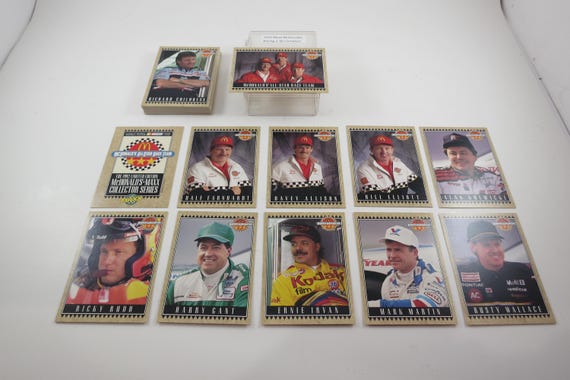 1992 Maxx McDonald's NASCAR Card Set: Earnhardt, Gordon, Allison