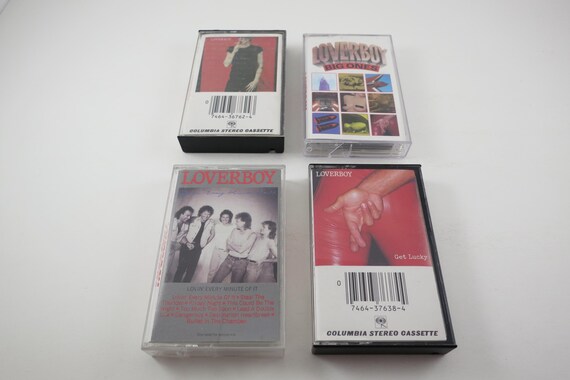 Vintage Loverboy Cassette Tapes Get Lucky Lovin' Every Minute of It Keep It Up Big Ones Sold Individually