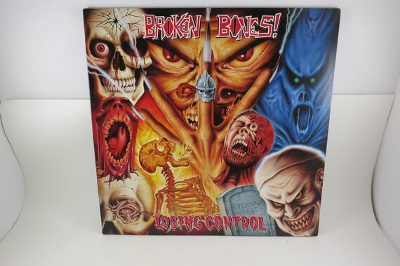 1989 Vinyl LP Record Losing Control Broken Bones Hard Rock Metal Rare Near Mint Condition 71816