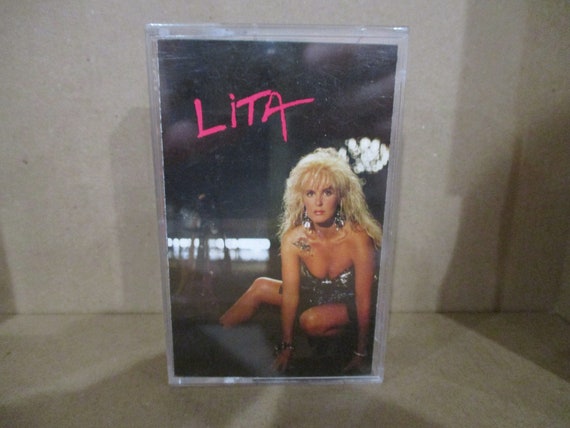 Vintage 1988 CASSETTE TAPE Lita Ford Lita