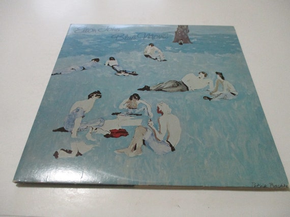Vintage 1976 Vinyl LP Record Elton John Blue Moves Rocket MCA Records Excellent Condition 59043