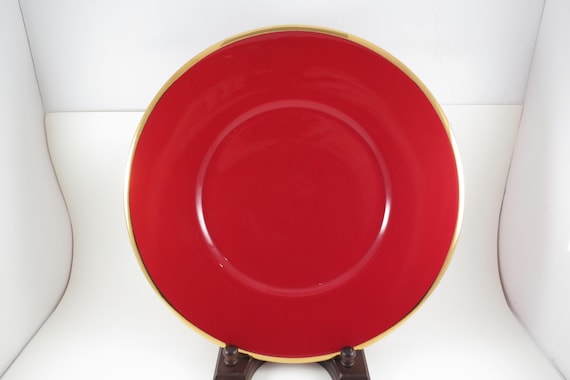 Rare 1999-2001 Lenox Holiday Gems Ruby 12 3/4 Inch Service Plate (Charger)