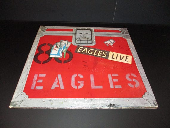 Vintage 1980 LP Vinyl Record The Eagles Live Excellent Condition 69301