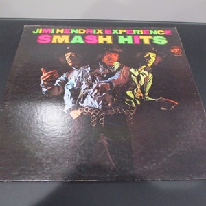 Vintage 1973 Vinyl LP Record The Jimi Hendrix Experience Smash Hits Excellent Condition 60576