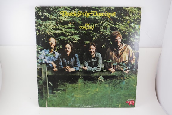 Vintage 1975 Vinyl LP Record In Concert Derek & The Dominos NM