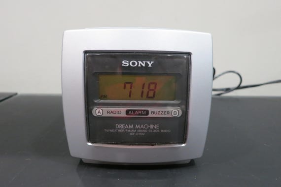 Vintage Sony Dream Machine Clock Radio: 1990s Digital Alarm Model ICF-C113V