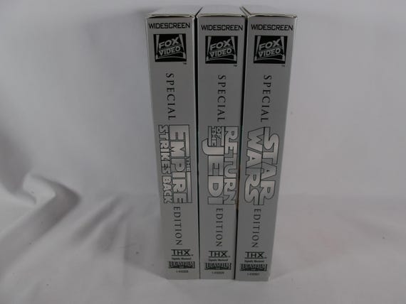 1997 Star Wars Special Edition Widescreen VHS Set Return of the Jedi Empire Strikes Back