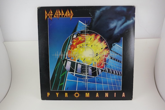 Vintage 1983 Vinyl LP Record Def Leppard Pyromania EX