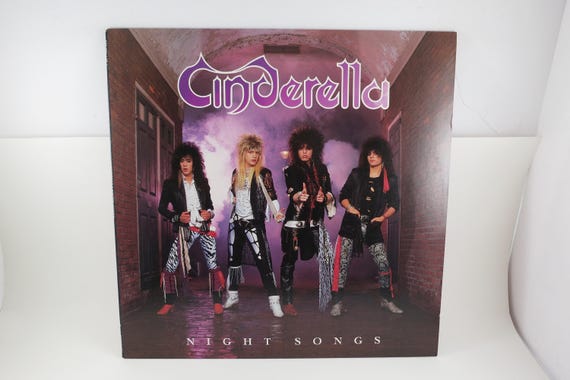 Vintage 1986 Vinyl LP Record Cinderella Night Songs Near Mint