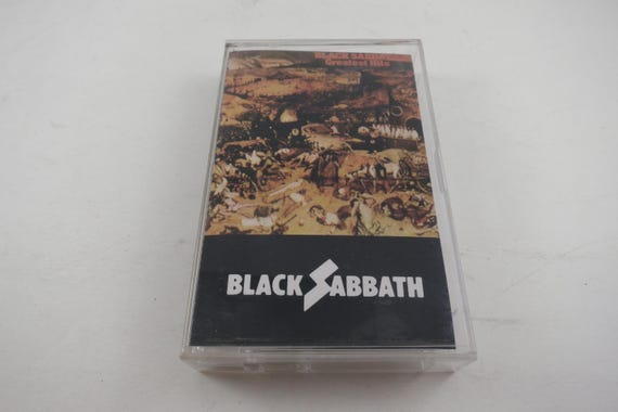 Vintage 1982 Black Sabbath Greatest Hits Cassette Tape